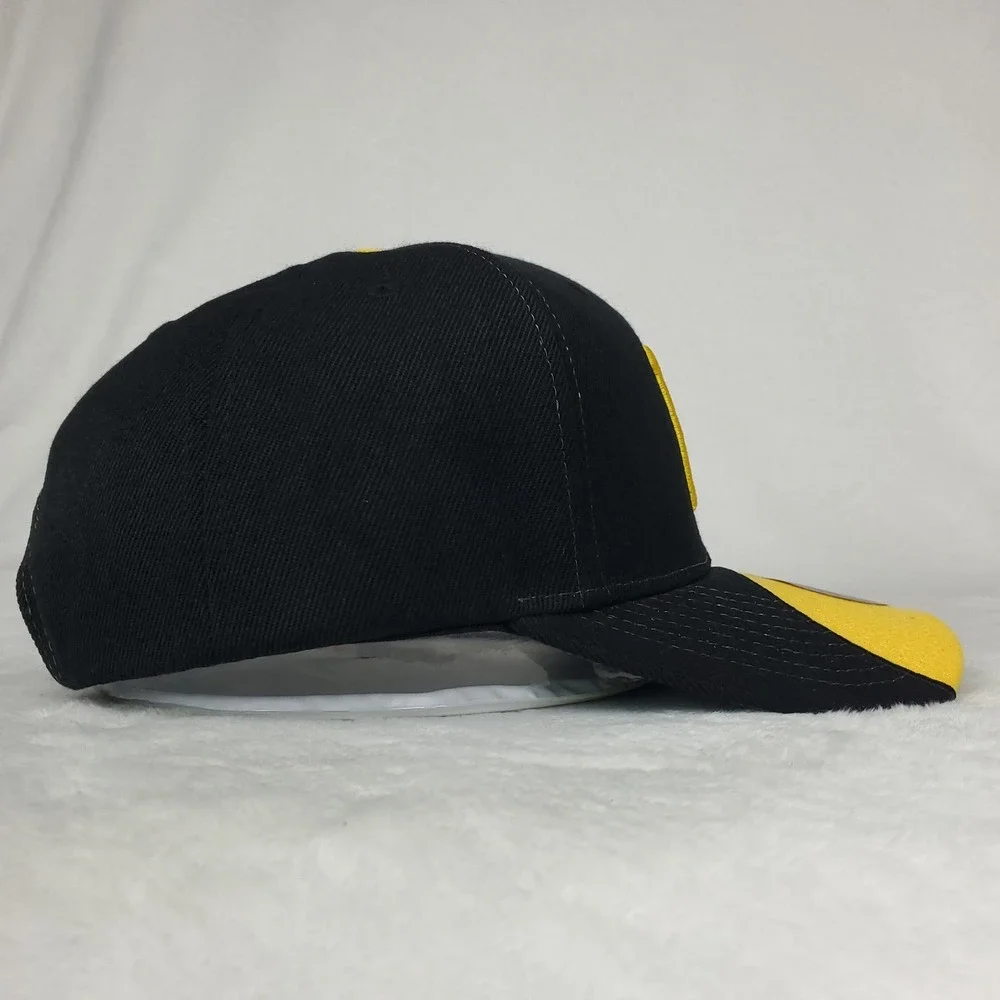 Pittsburgh Pirates Mitchell & Ness MLB Snapback Hat Cap 3D Logo Black NWT‎